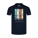 Cotton t-shirt men's - BALI blue