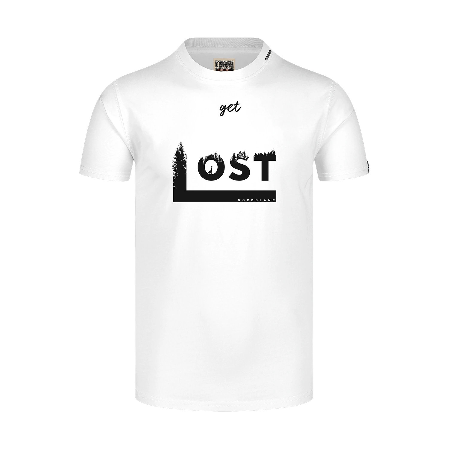Cotton t-shirt men's - GETLOST white-1