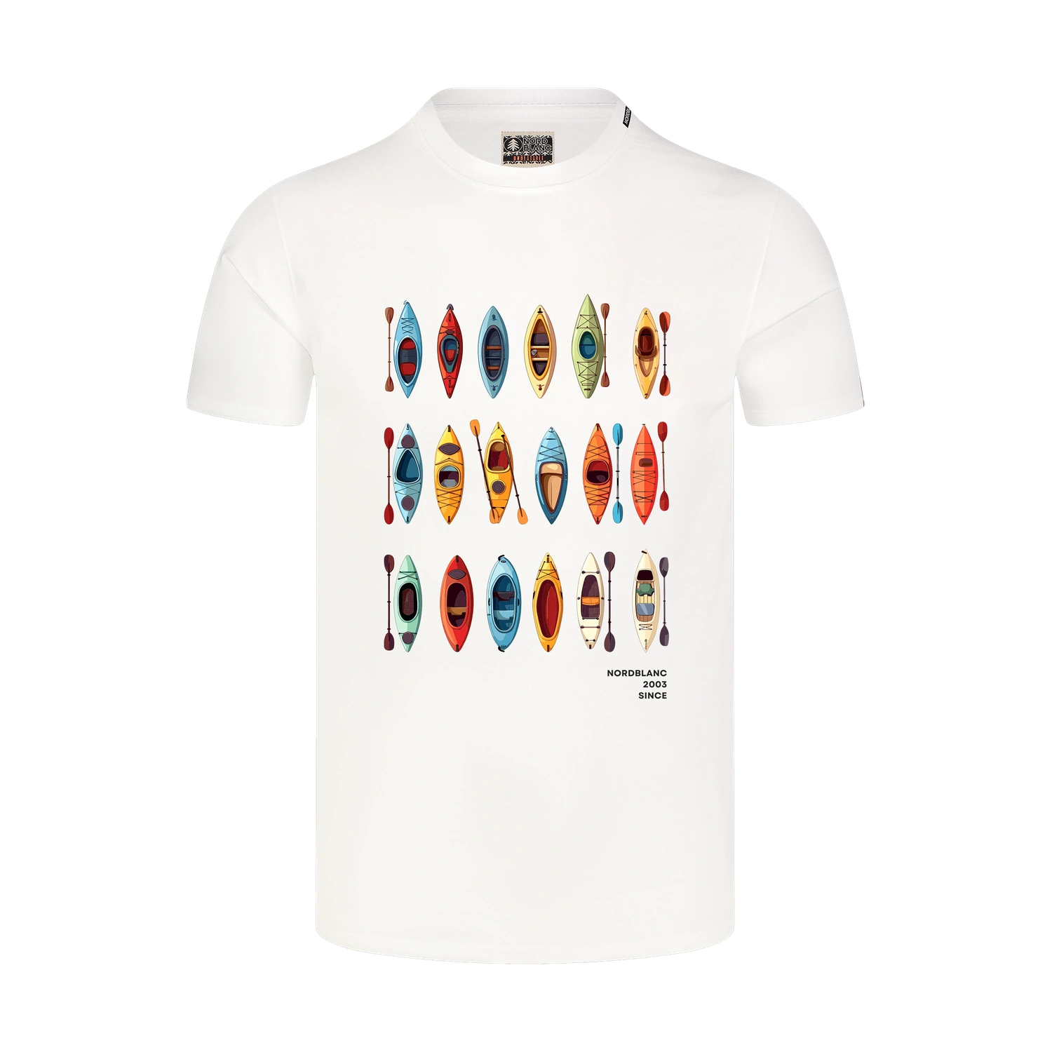 Baumwolle T-Shirt Herren - CANOE weiß-1