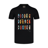 Baumwolle T-Shirt Herren - CANOE schwarz