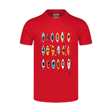Cotton t-shirt men's - CANOE red