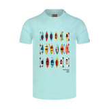 Baumwolle T-Shirt Herren - CANOE blau