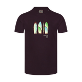 Cotton t-shirt men's - ALOHA violet
