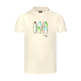 Cotton t-shirt men's - ALOHA white