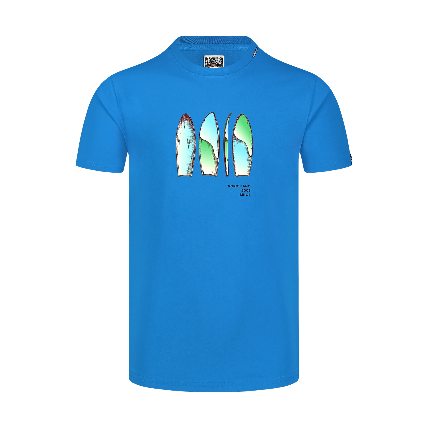 Baumwolle T-Shirt Herren - ALOHA blau