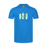 Cotton t-shirt men's - ALOHA blue