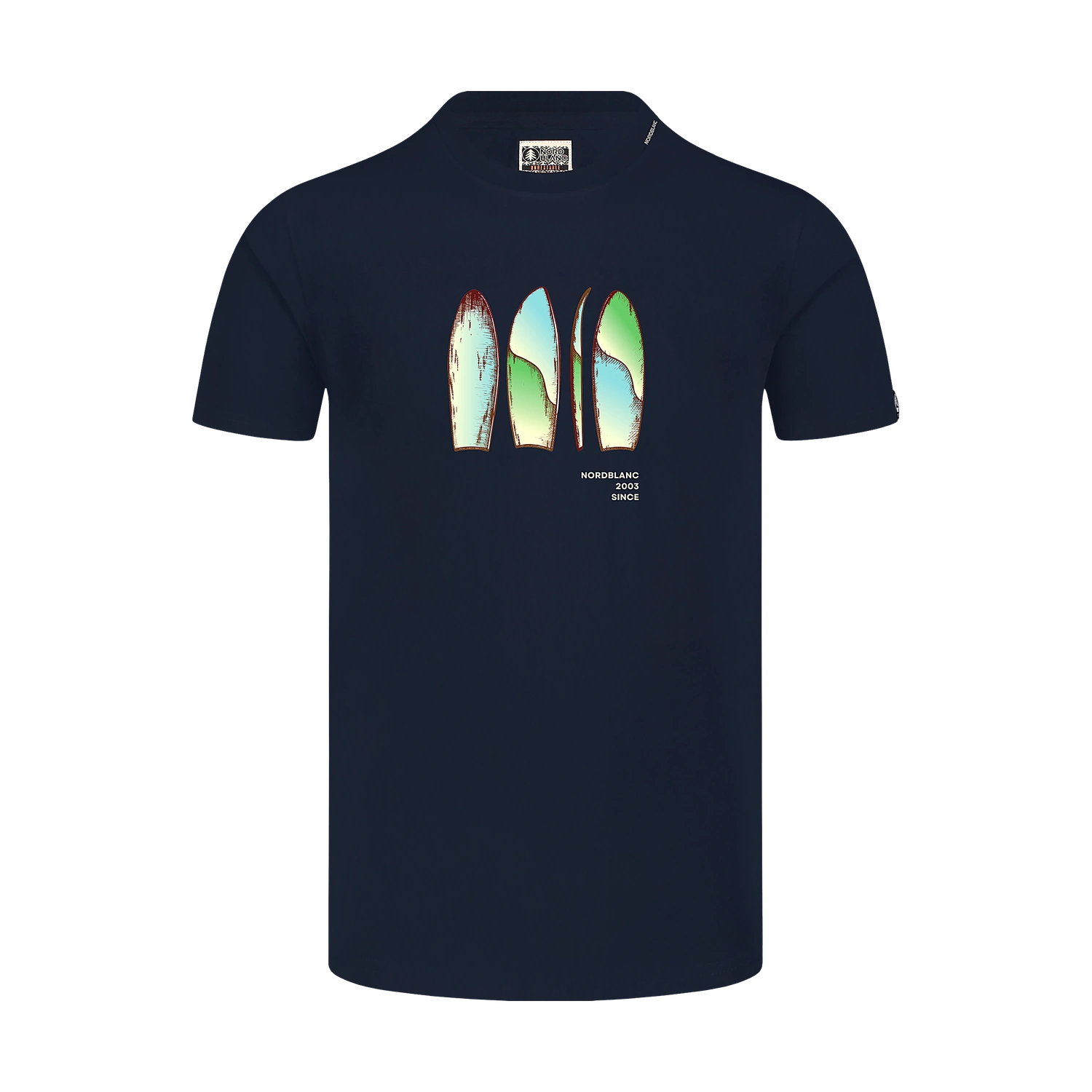 Baumwolle T-Shirt Herren - ALOHA blau