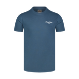 Organic cotton t-shirt men's - CAMPING blue