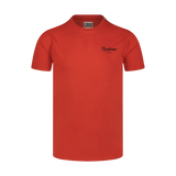 Organic cotton t-shirt men's - CAMPING orange