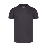 Organic cotton t-shirt men's - CAMPING grey