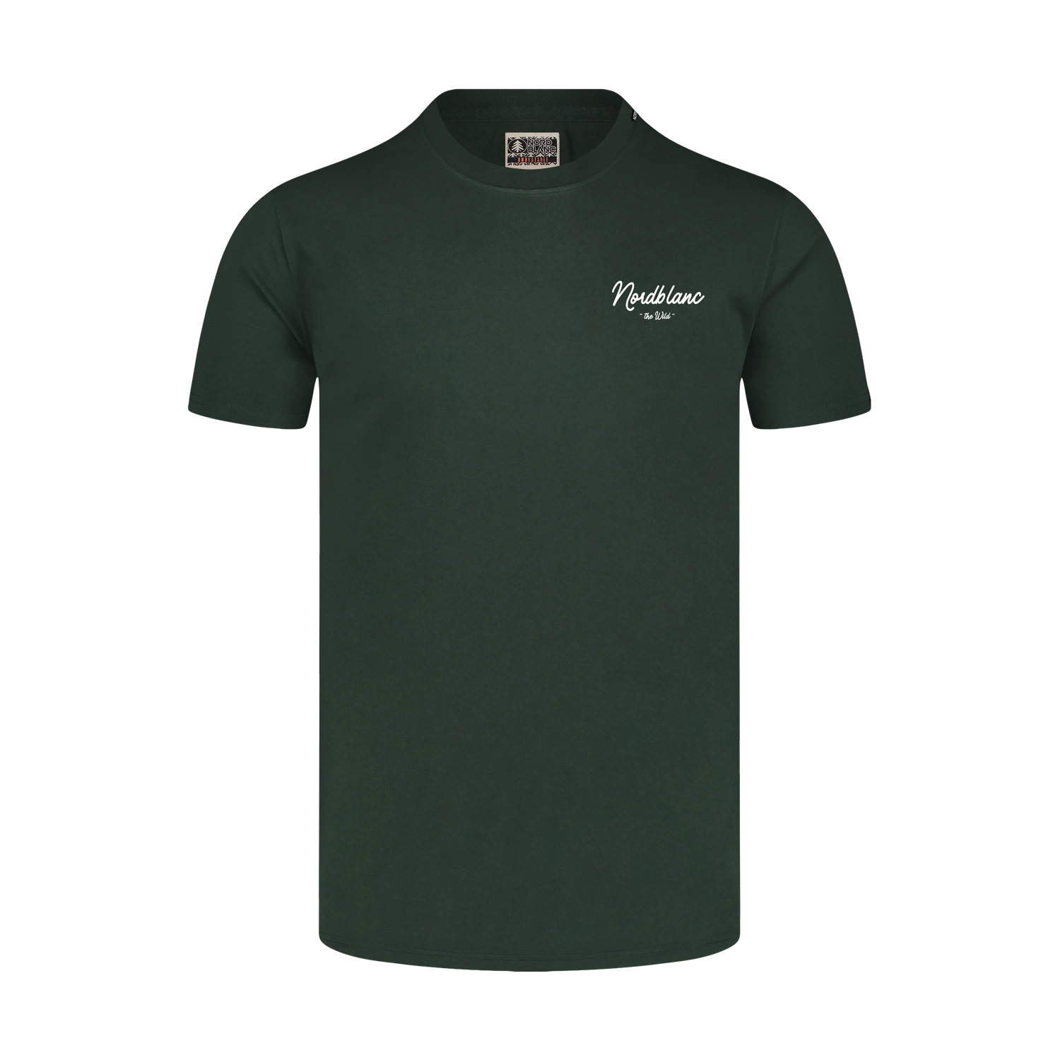 Organic cotton t-shirt men's - CAMPING green-1
