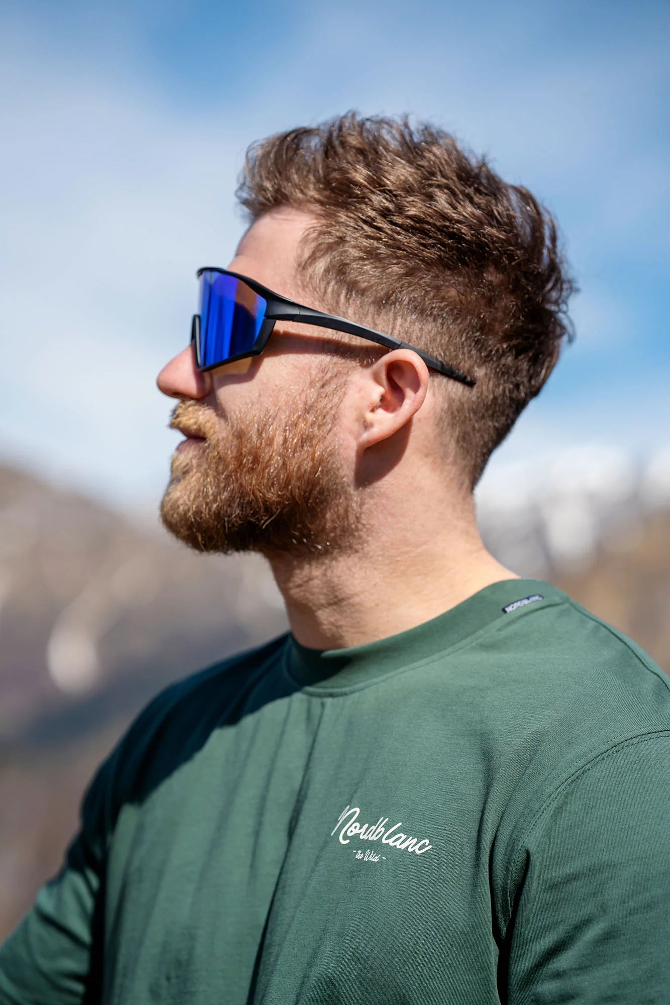 Organic cotton t-shirt men's - CAMPING green-6