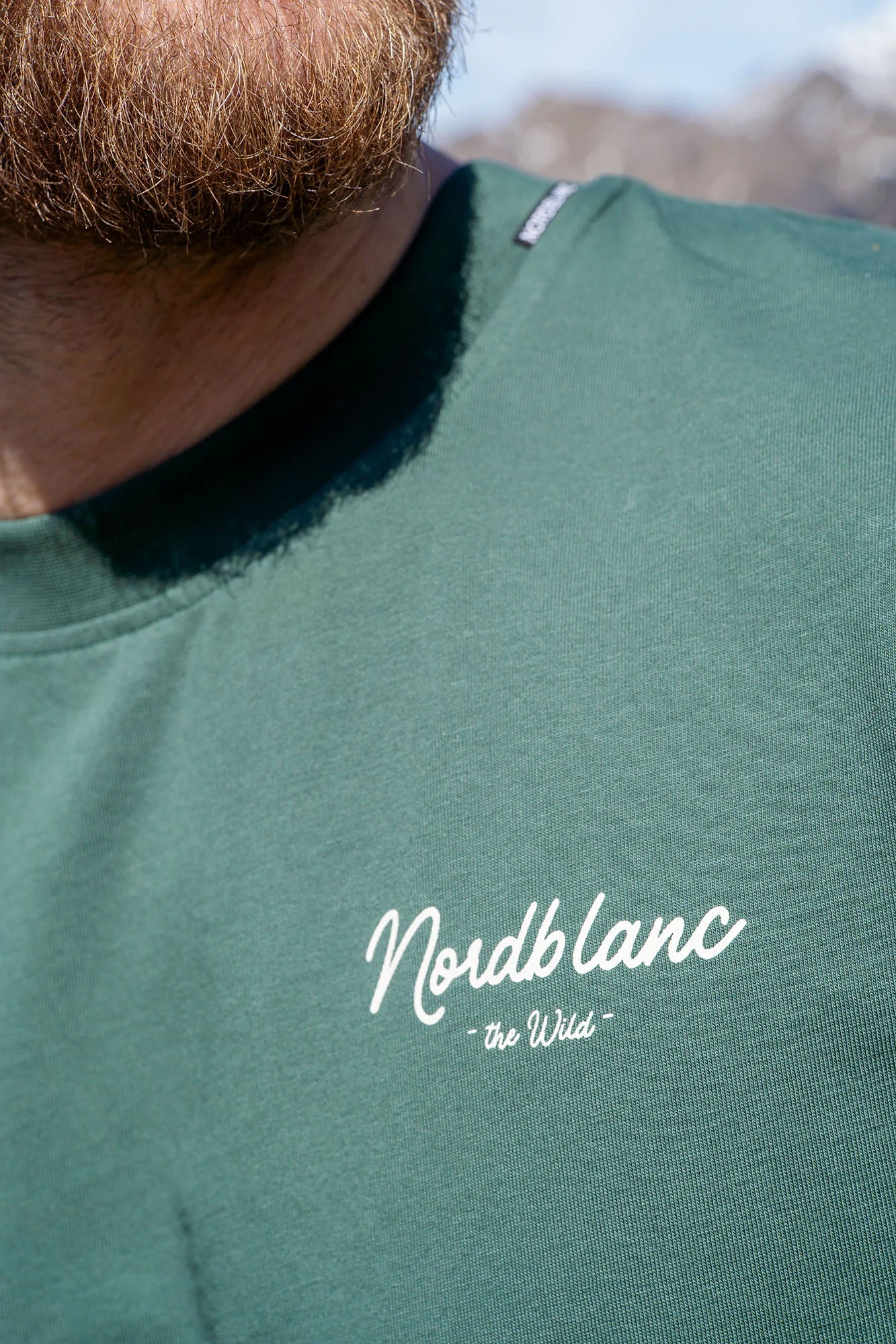 Organic cotton t-shirt men's - CAMPING green-7