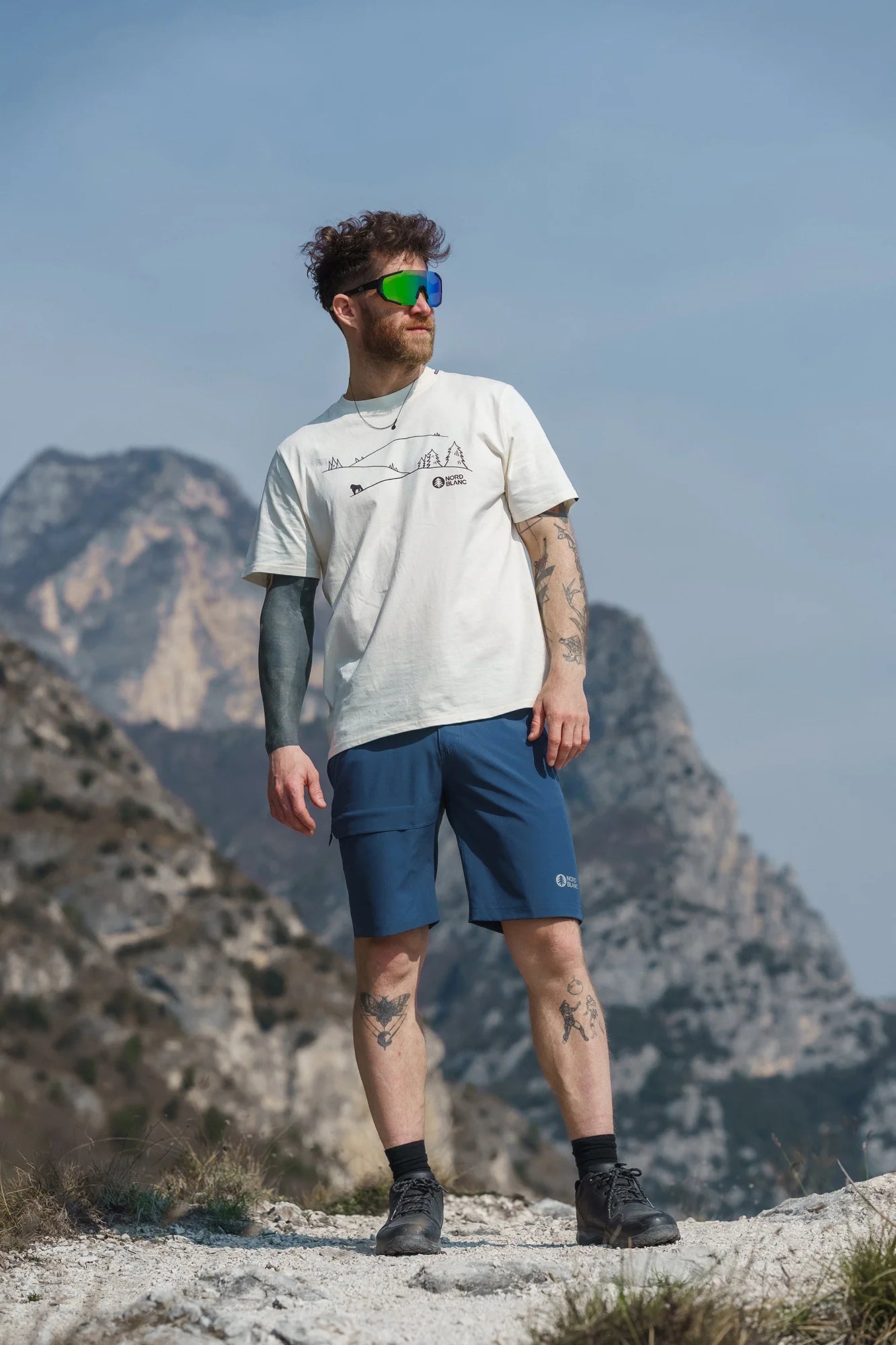 Tričko z organickej bavlny pánske - SUCCEED biele-4