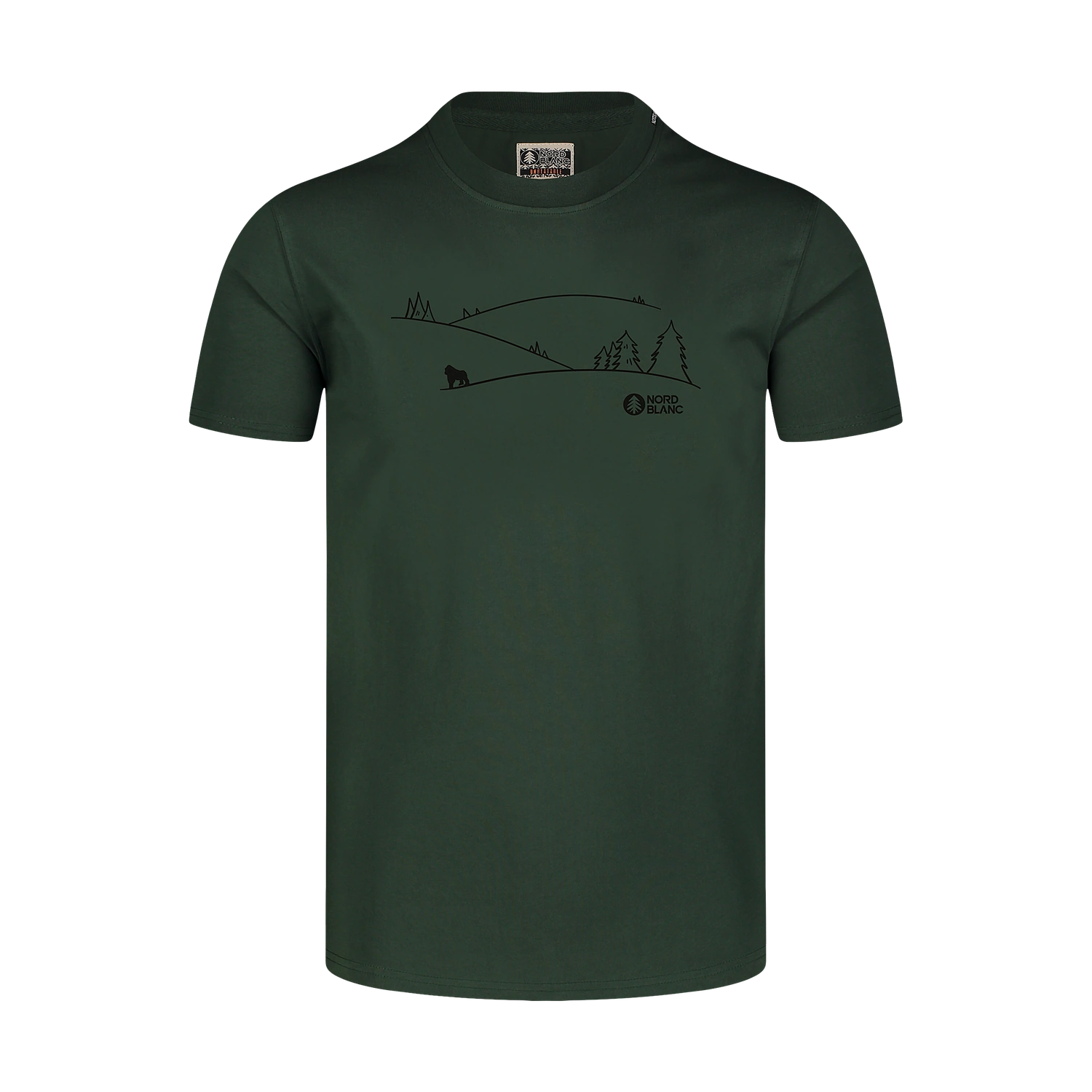 Bio-Baumwolle T-Shirt Herren - SUCCEED grün