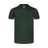 Organic cotton t-shirt men's - SUCCEED green