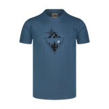 Bio-Baumwolle T-Shirt Herren - PRIDE blau
