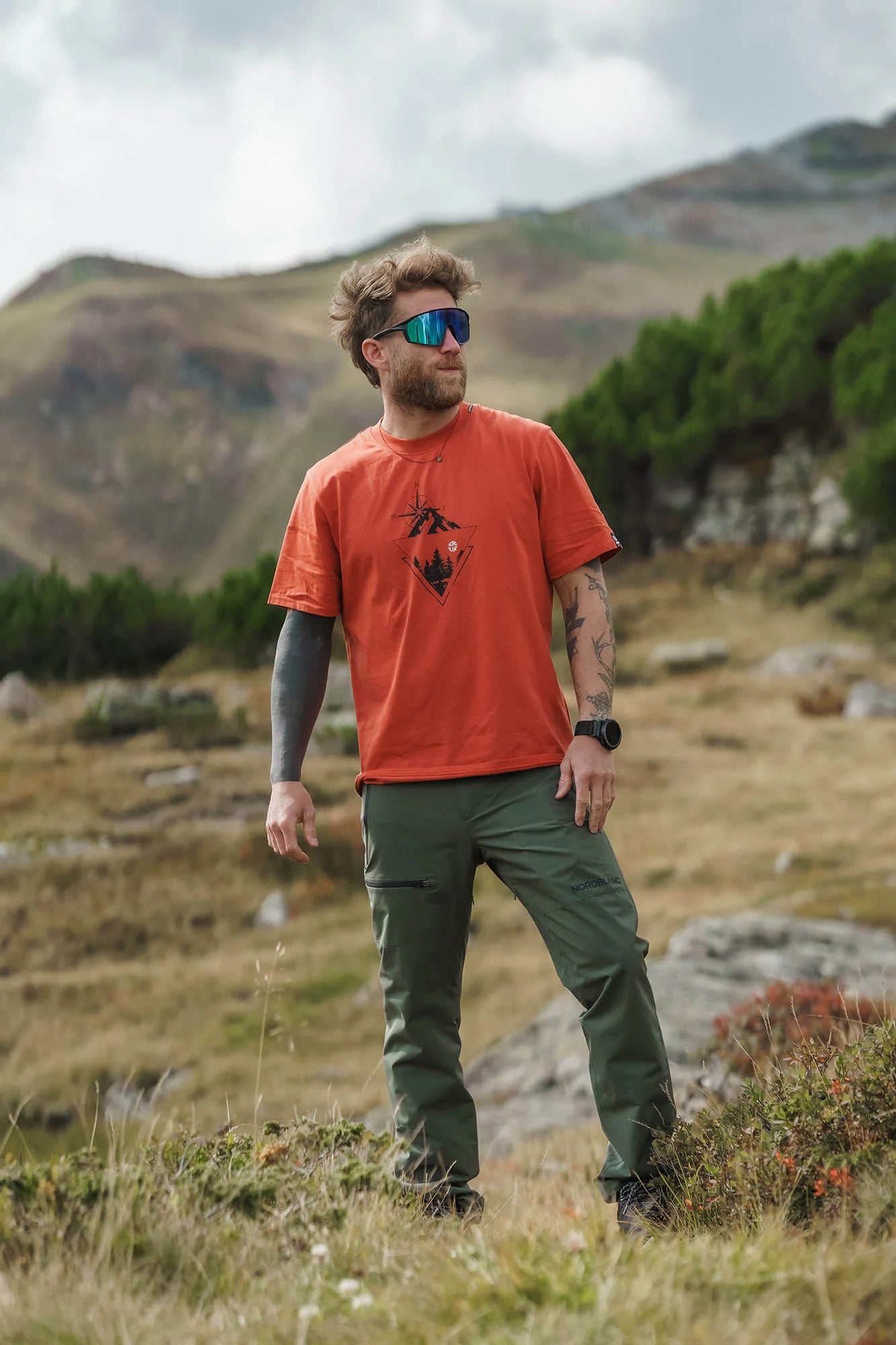 Tricou din bumbac organic pentru bărbați - PRIDE portocaliu-2