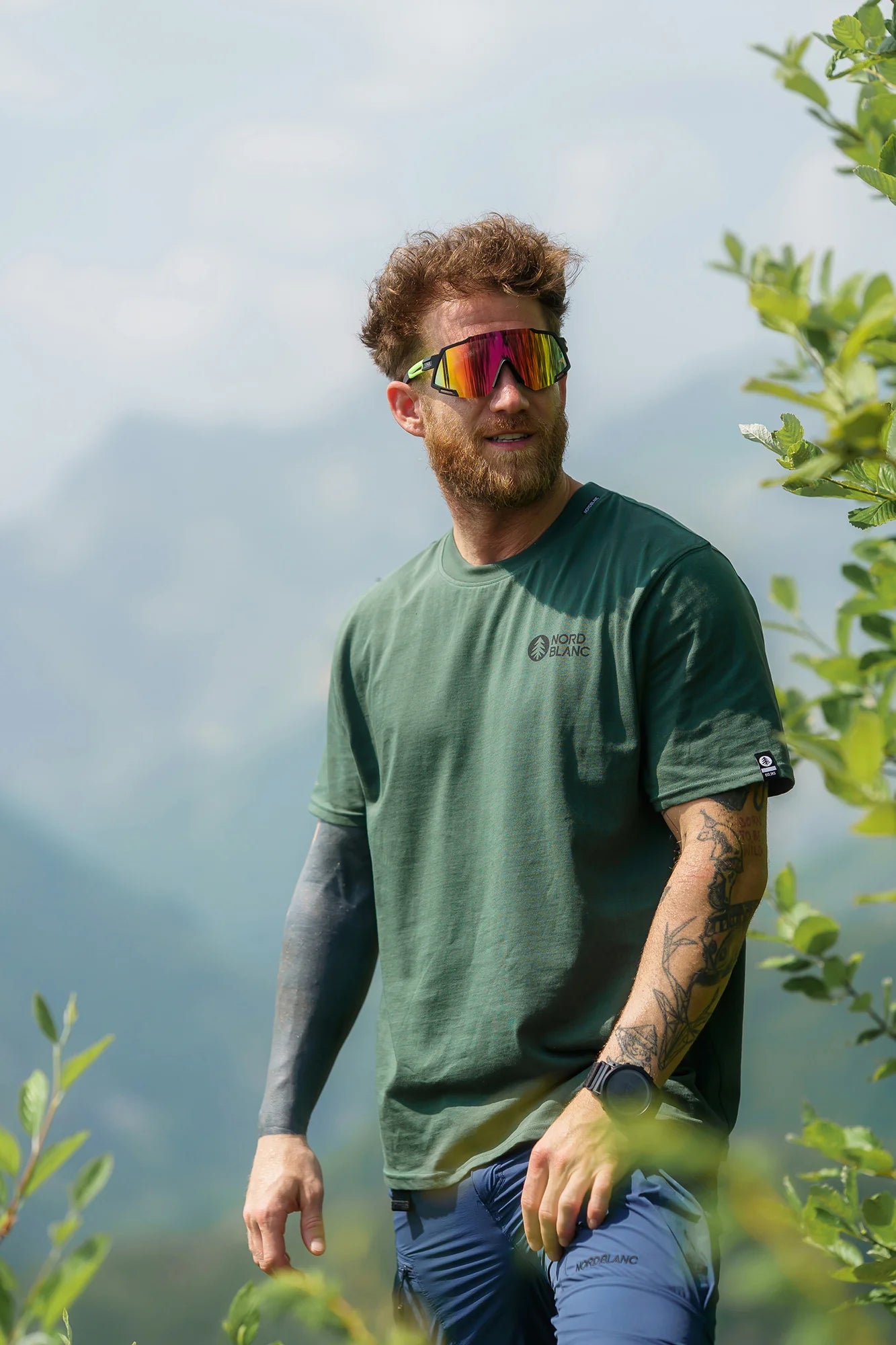 Bio-Baumwolle T-Shirt Herren - RUMBLE grün-5