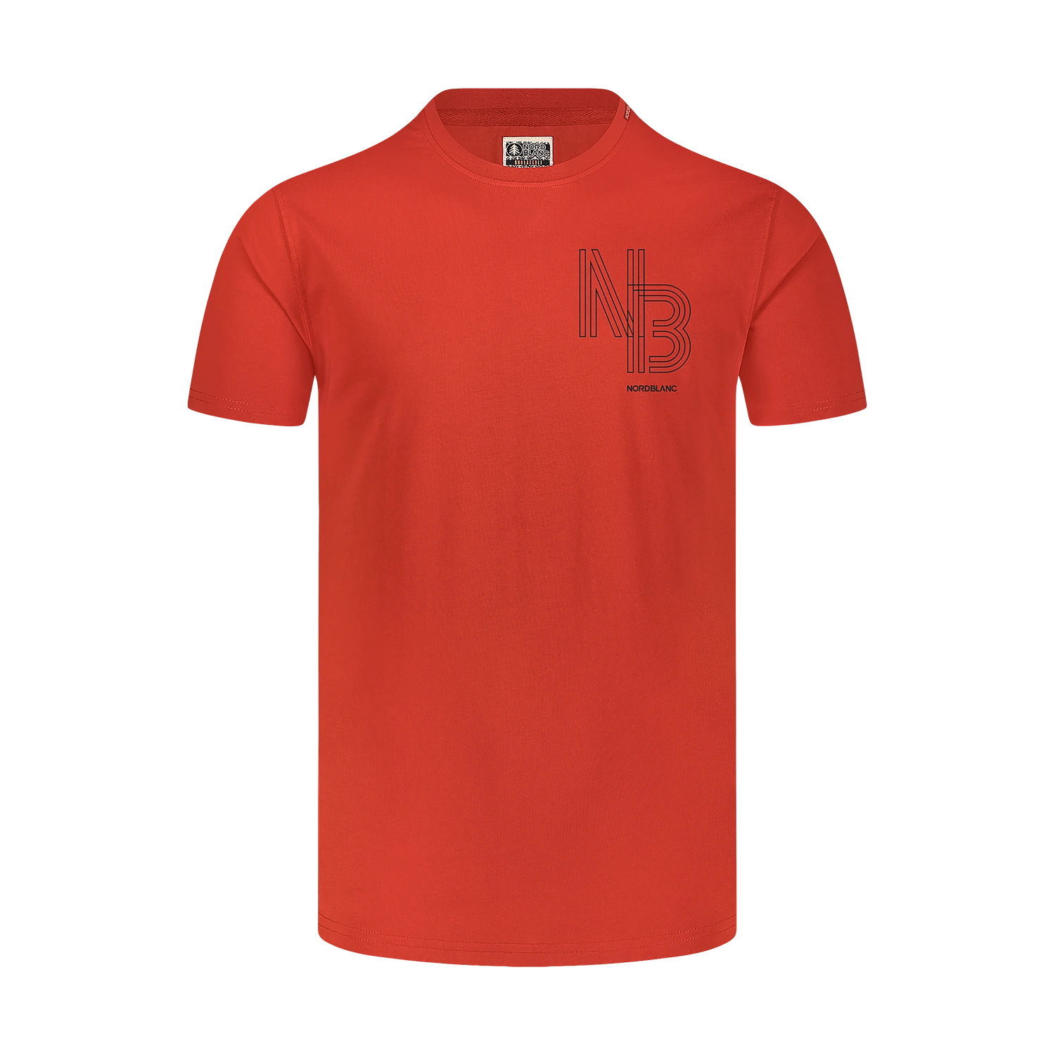 Organic cotton t-shirt men's - GOODWILL orange-1