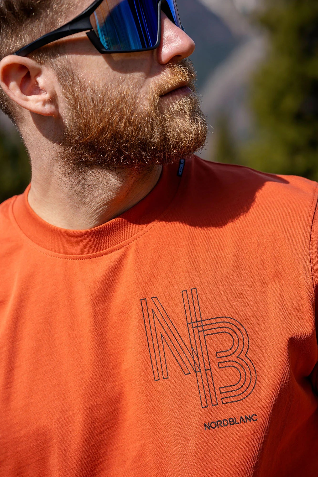 Organic cotton t-shirt men's - GOODWILL orange-6
