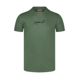 Cotton t-shirt men's - FOUND green