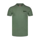 Cotton t-shirt men's - WISEMAN green