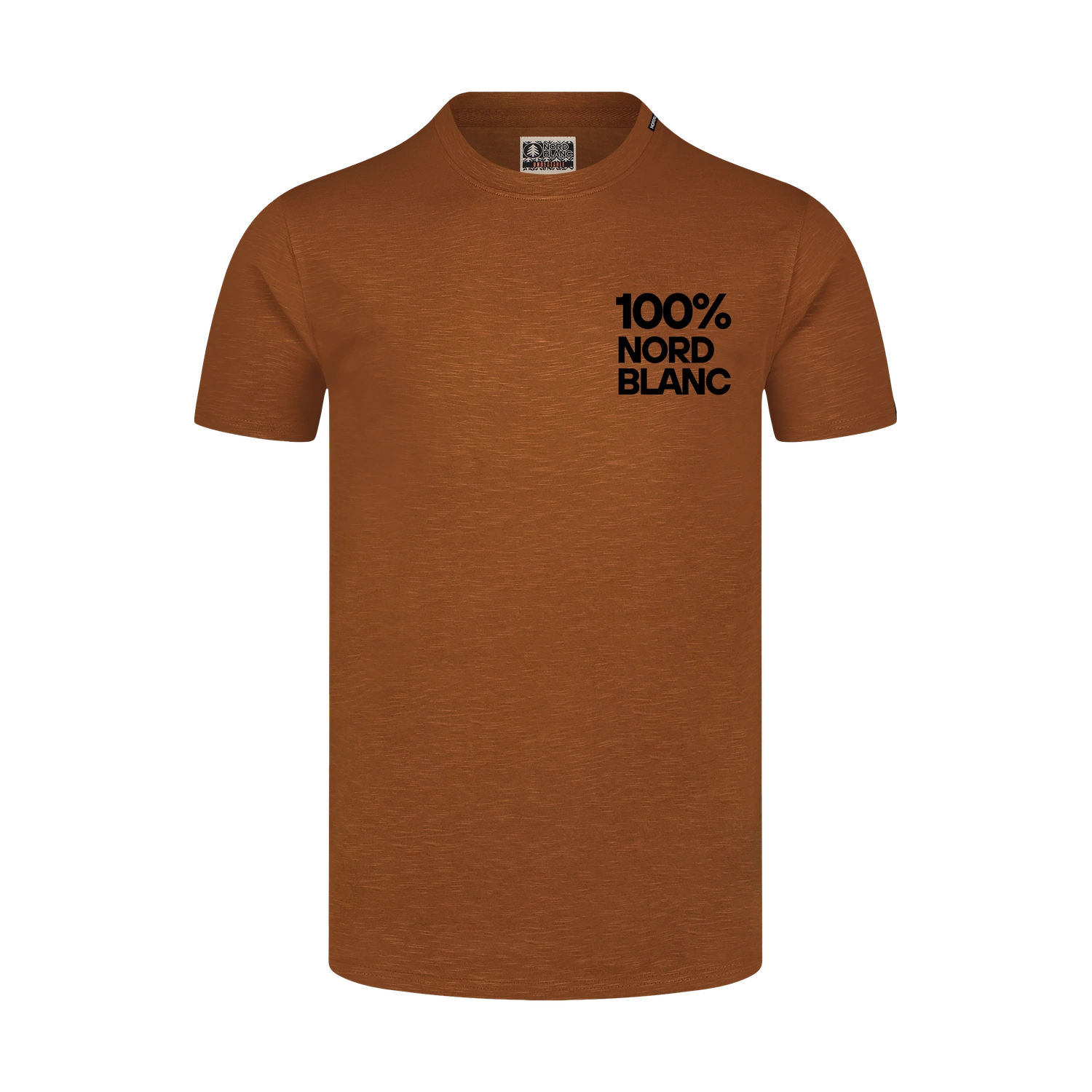 Cotton t-shirt men's - CERTAINTY brown-1