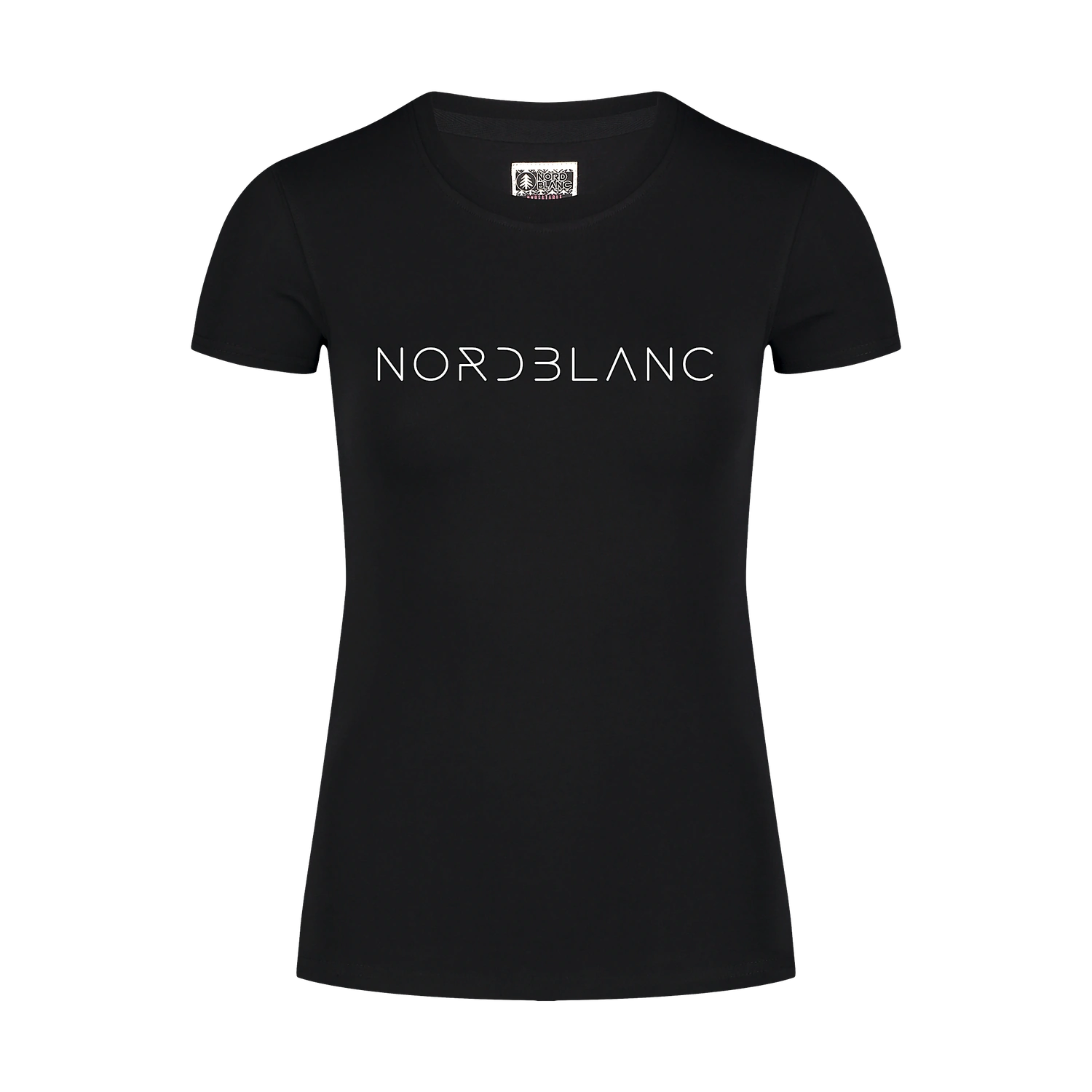 Baumwolle T-Shirt Damen - GRASS schwarz