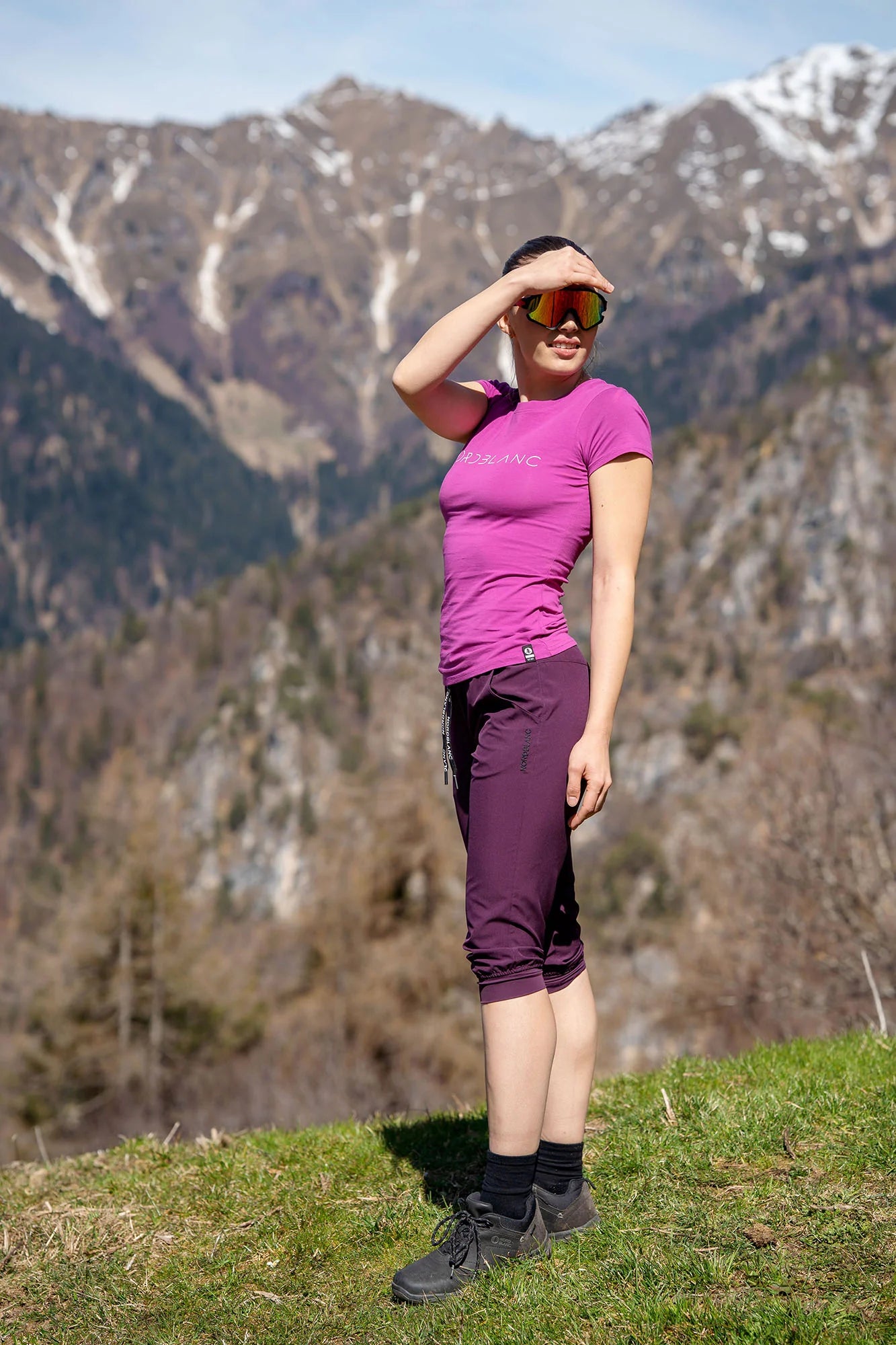 Cotton t-shirt women's - GRASS pink-5