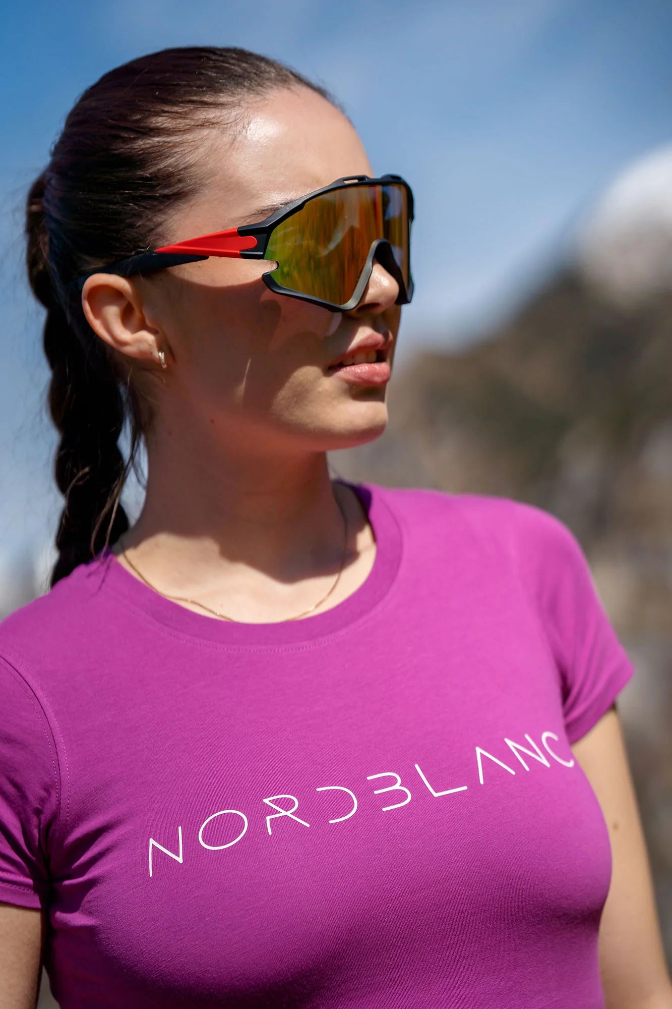 Cotton t-shirt women's - GRASS pink-7