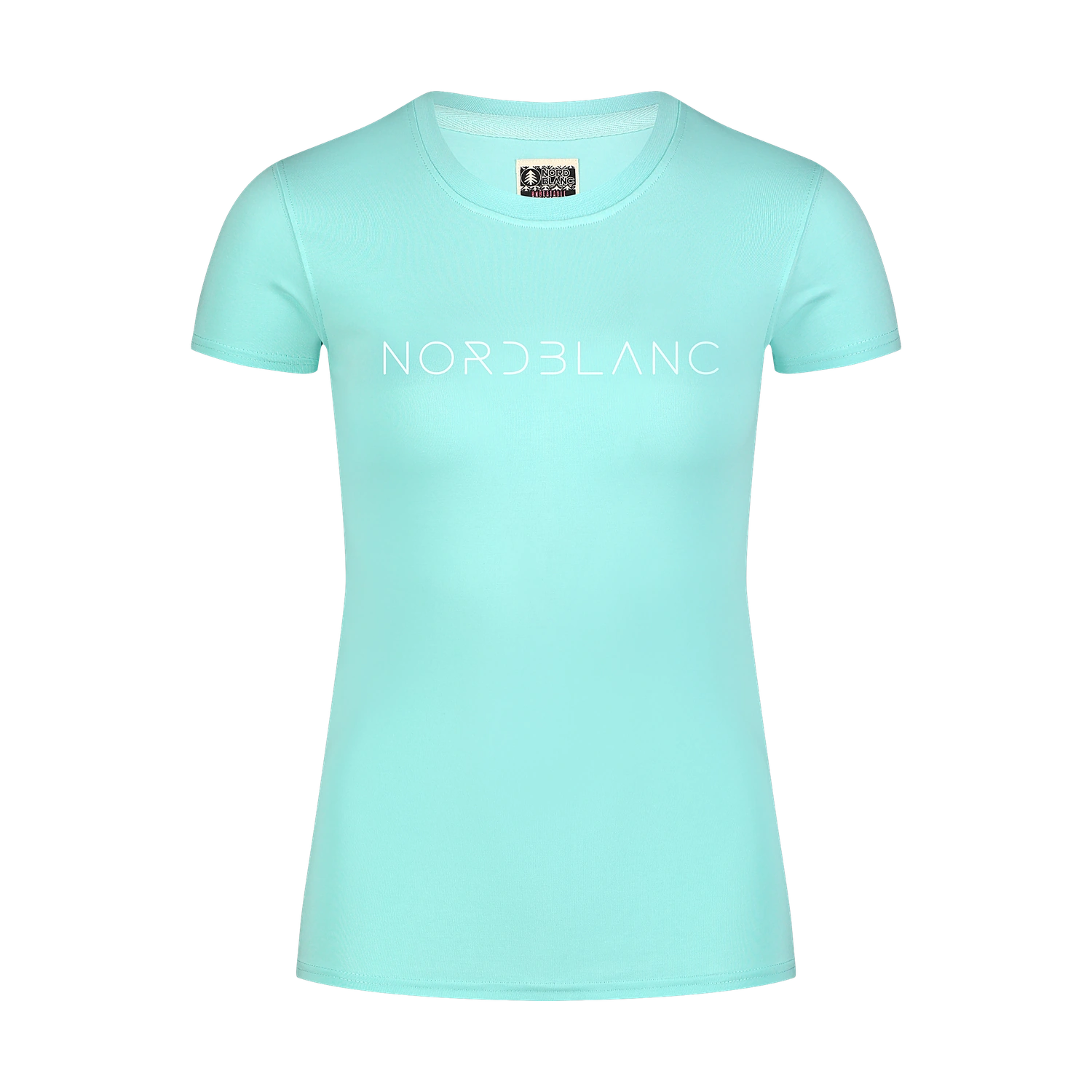 Baumwolle T-Shirt Damen - GRASS blau