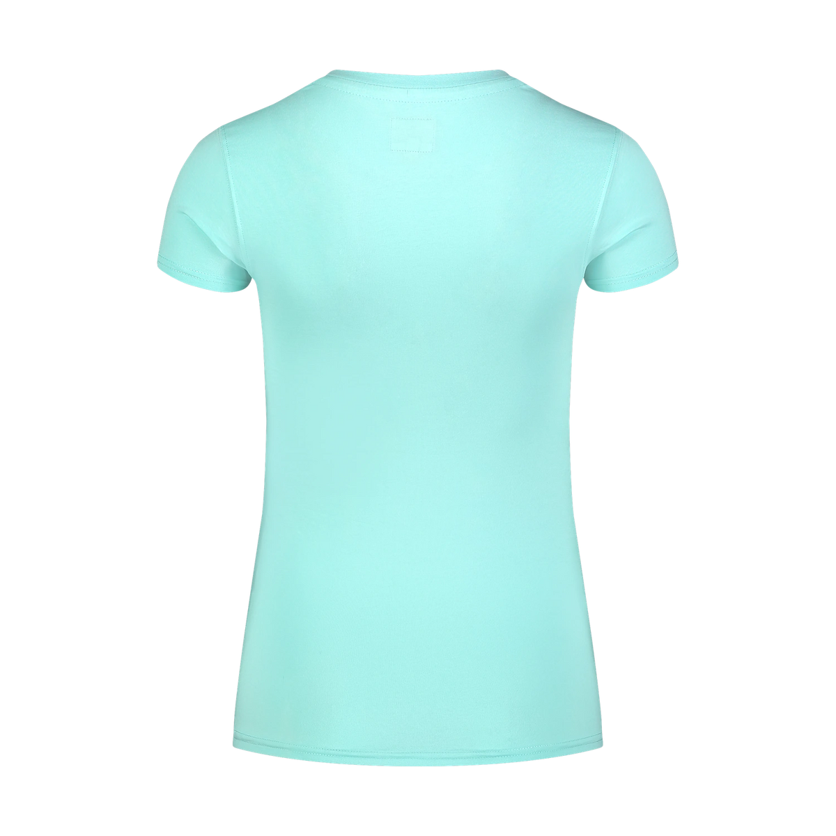 T-shirt i bomull dam - GRASS blå – bild 2