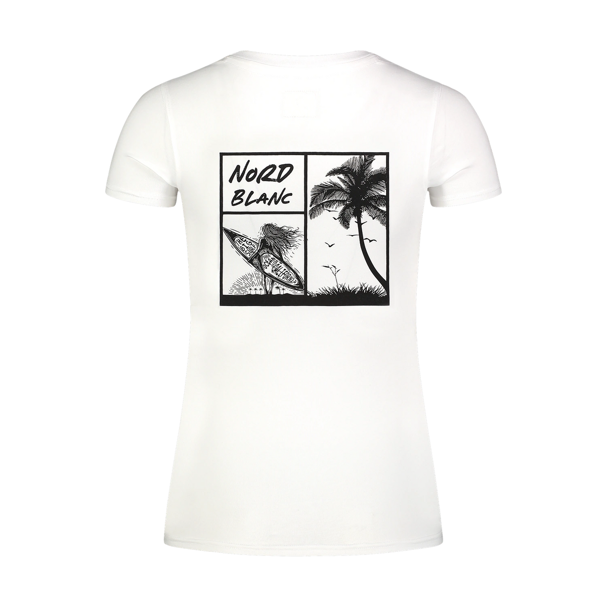 Cotton t-shirt women's - FIN white – image 2
