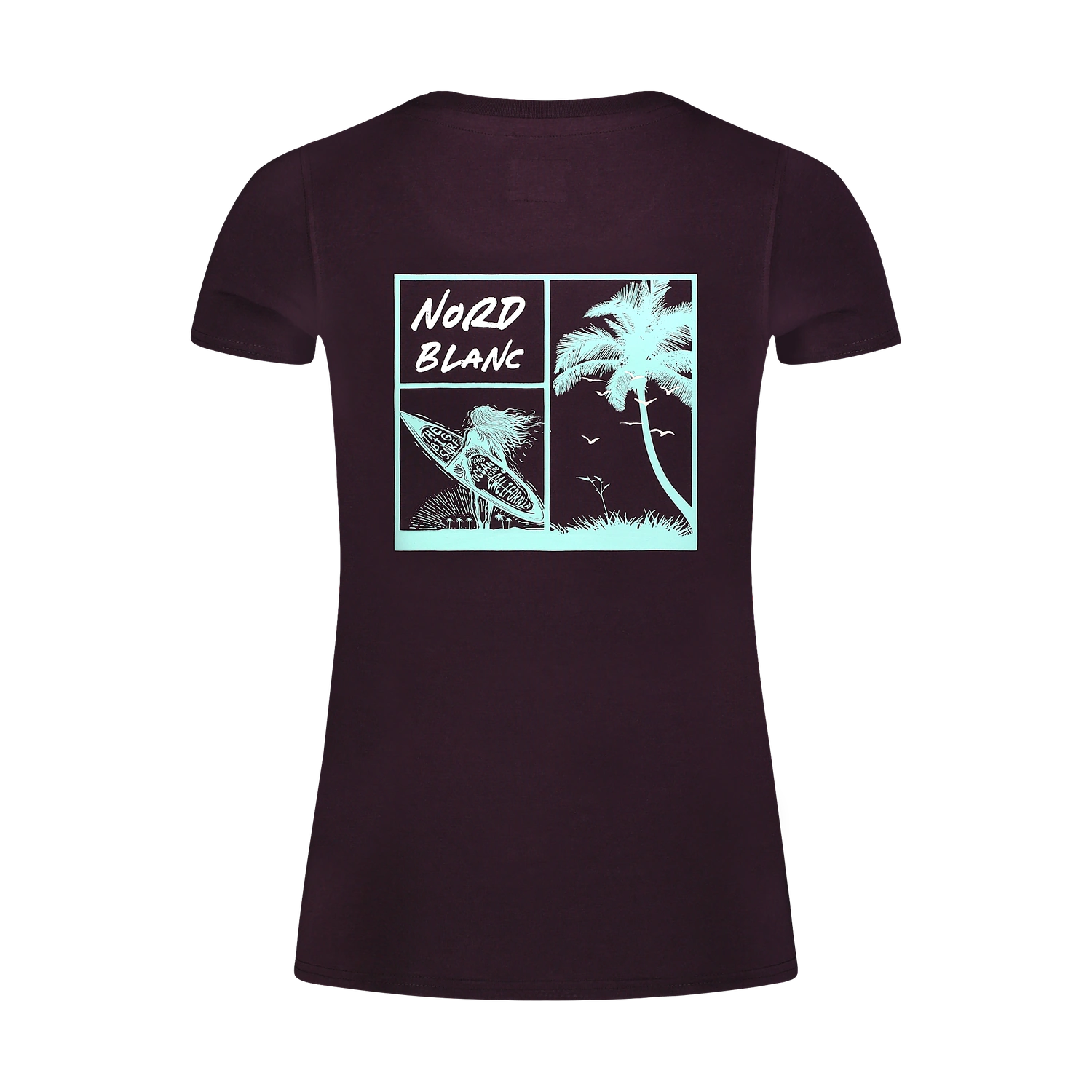 Cotton t-shirt women's - FIN violet-2