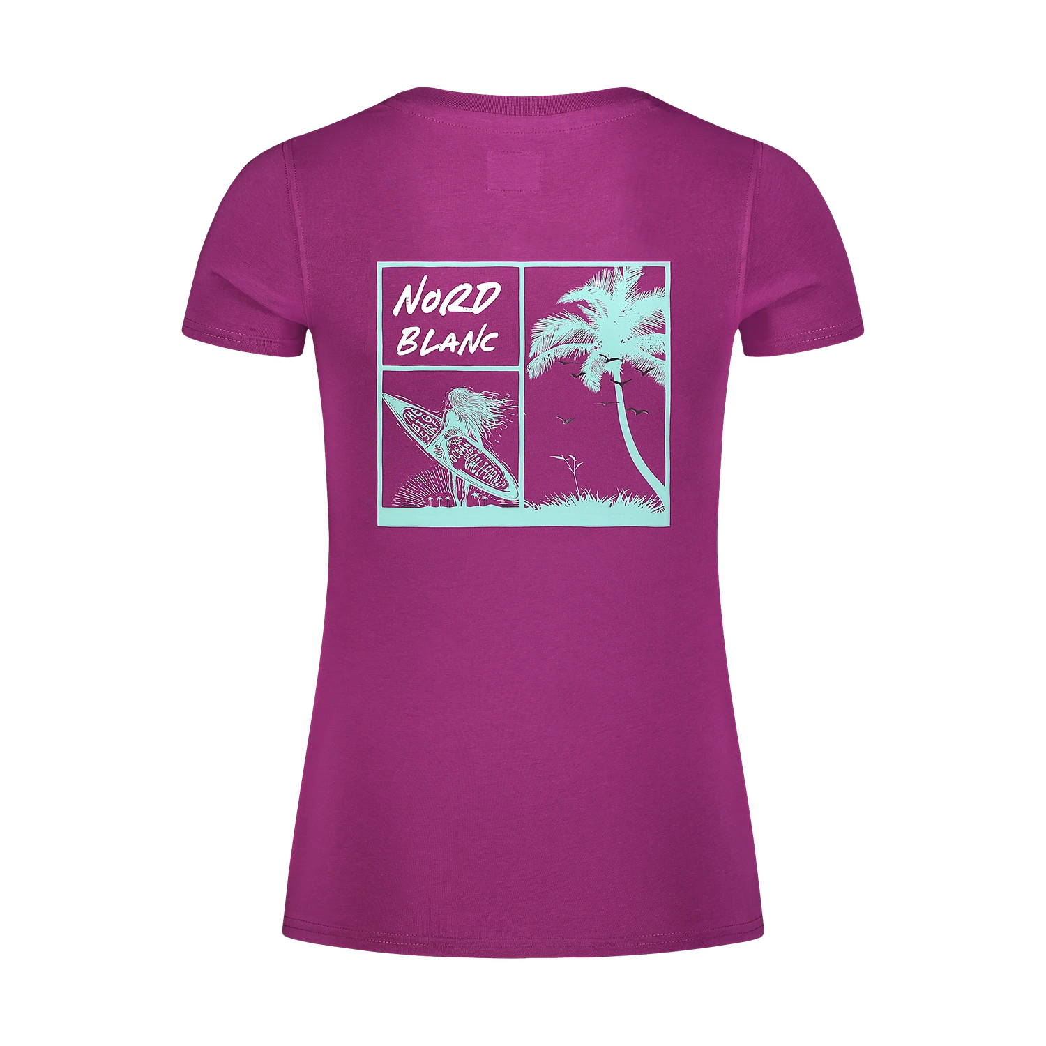Cotton t-shirt women's - FIN pink-2