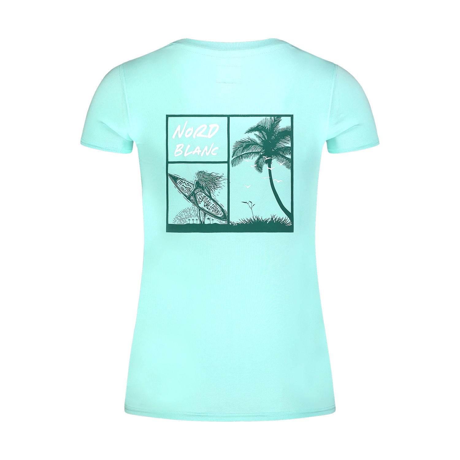 Cotton t-shirt women's - FIN blue-2