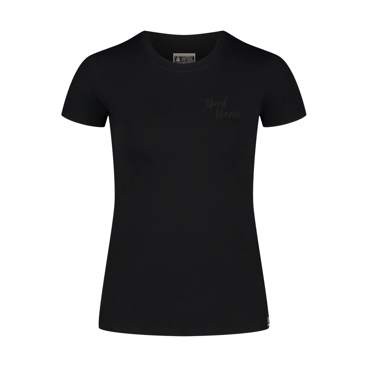 Cotton t-shirt women's - SAND black