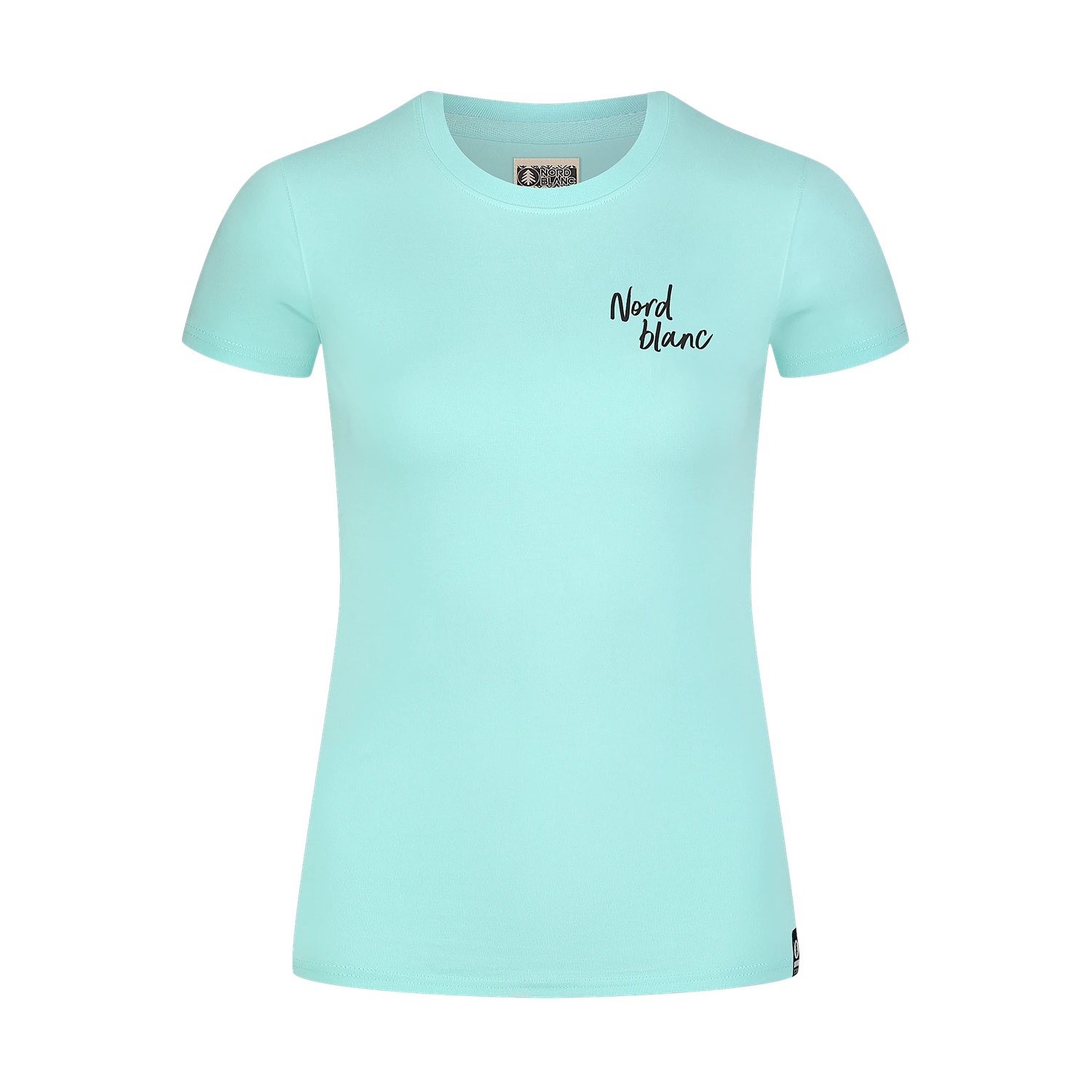 Baumwolle T-Shirt Damen - SAND blau-1