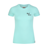 Baumwolle T-Shirt Damen - SAND blau