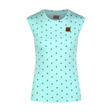 Baumwolle Tank-top Damen - NINA blau
