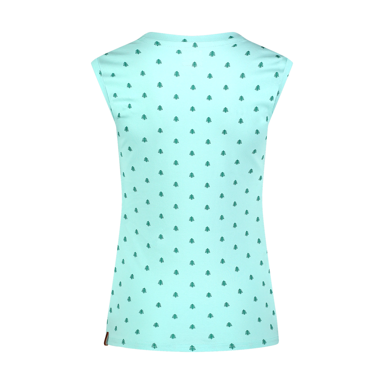 Baumwolle Tank-top Damen - NINA blau-2