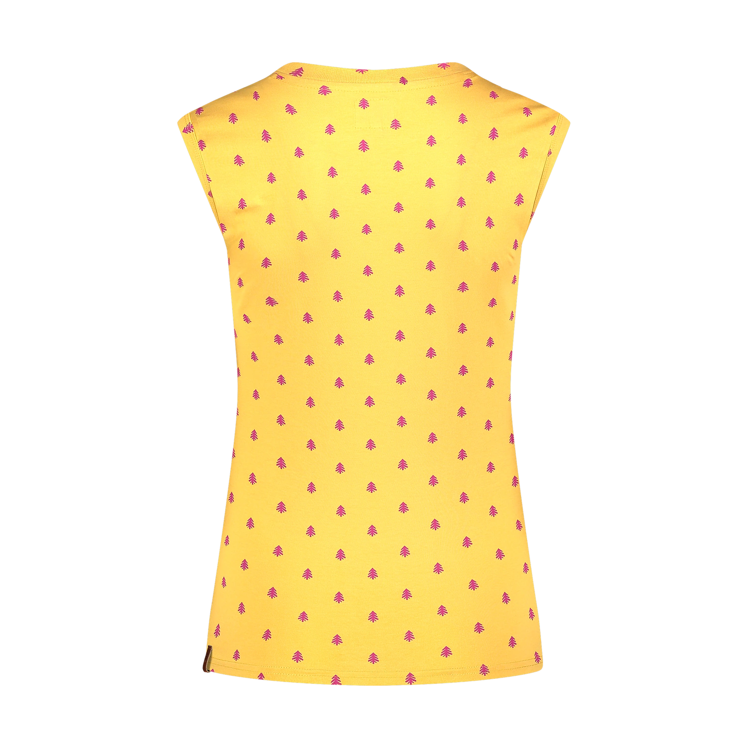Baumwolle Tank-top Damen - NINA gelb-2