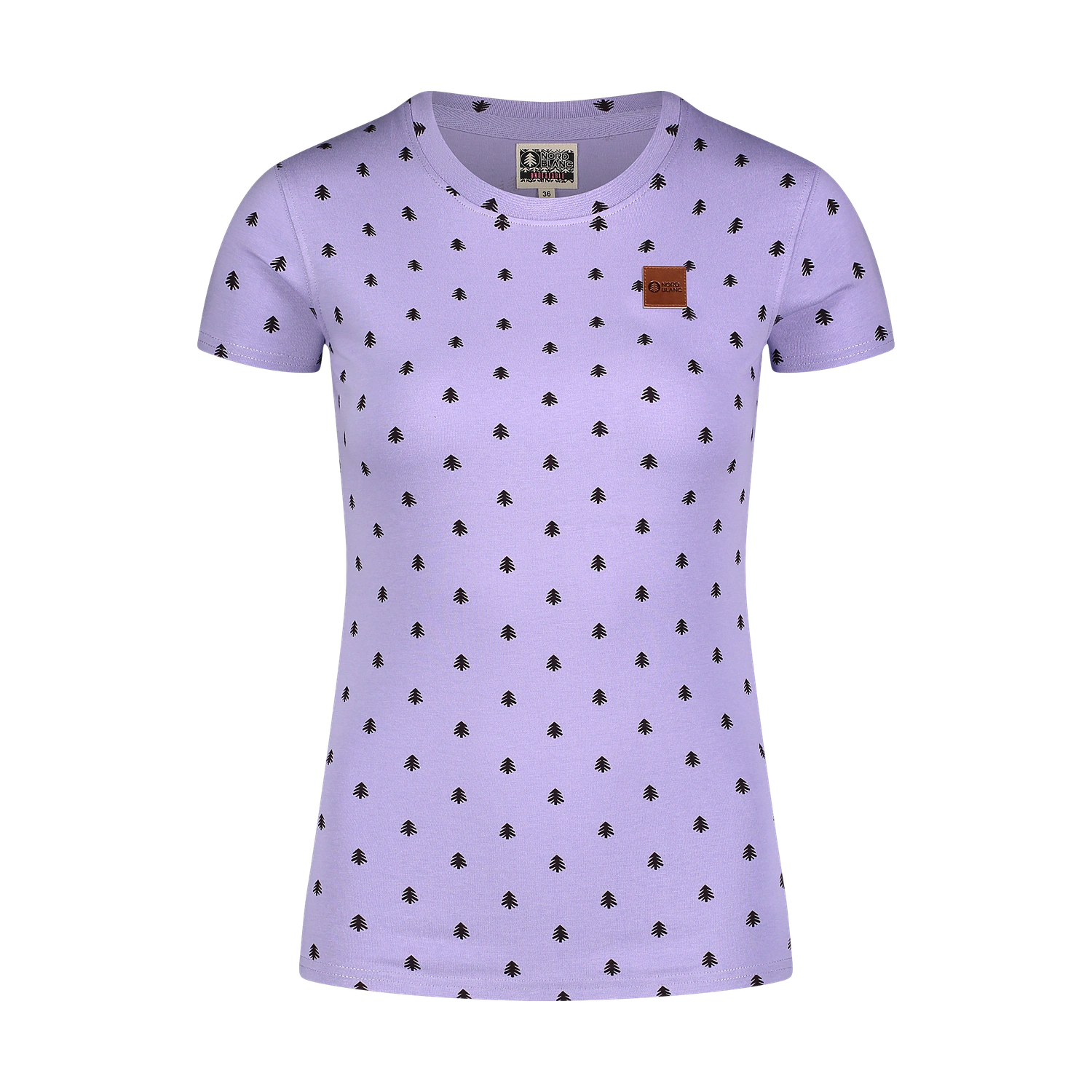 Cotton t-shirt women's - MIKA violet-1