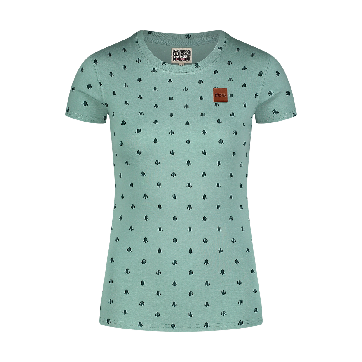 Cotton t-shirt women's - MIKA green