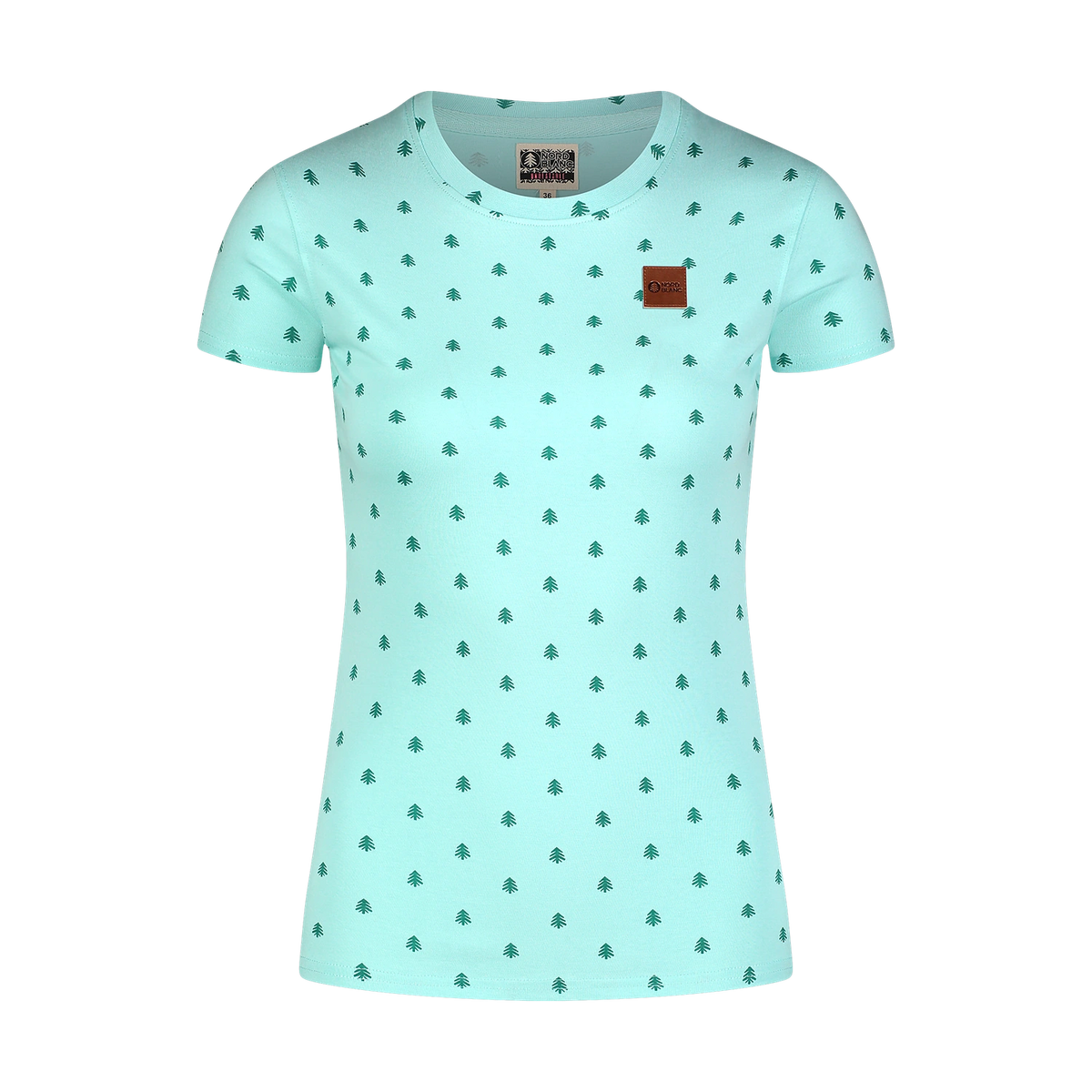 Baumwolle T-Shirt Damen - MIKA blau