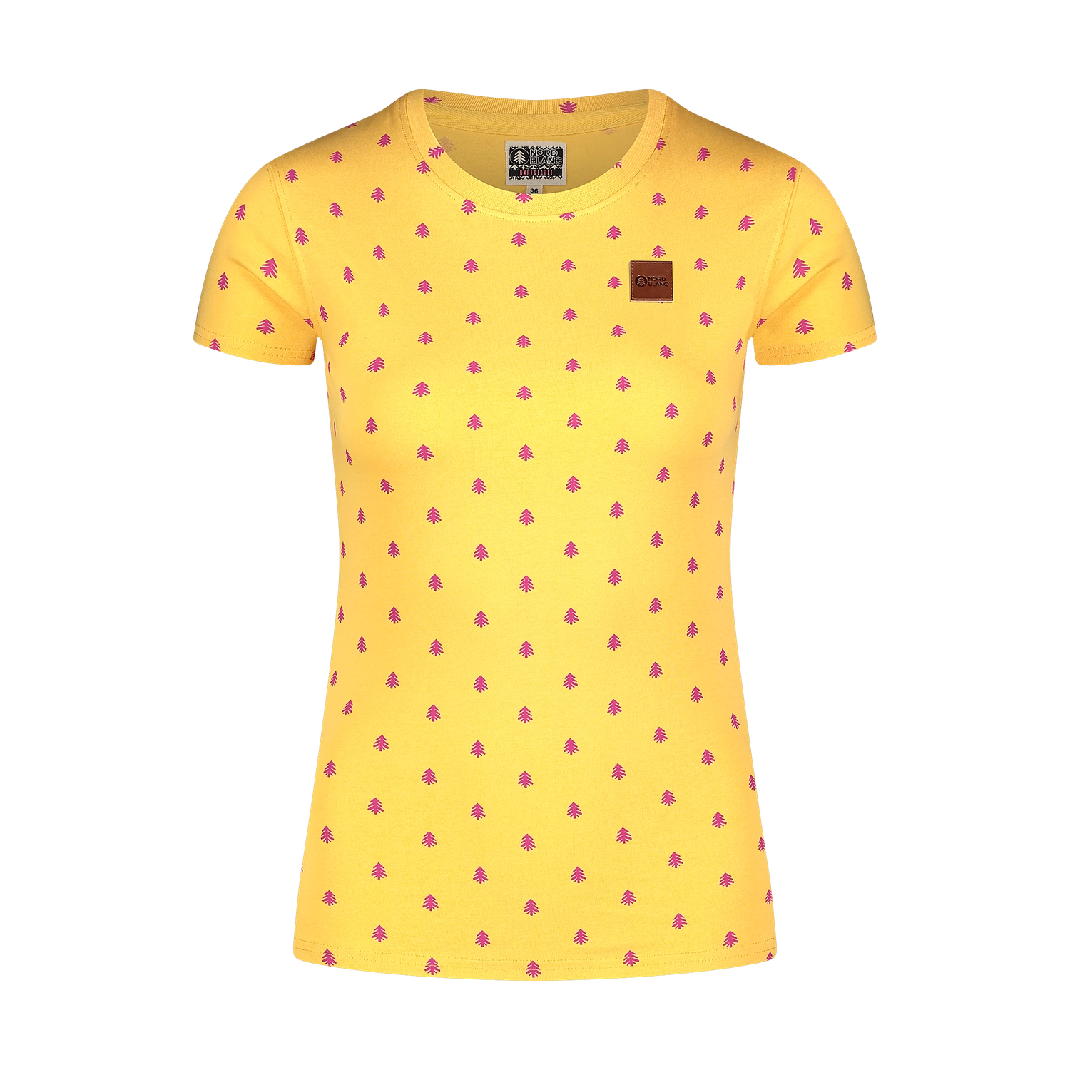 Cotton t-shirt women's - MIKA yellow-1