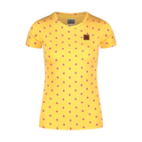 Cotton t-shirt women's - MIKA yellow
