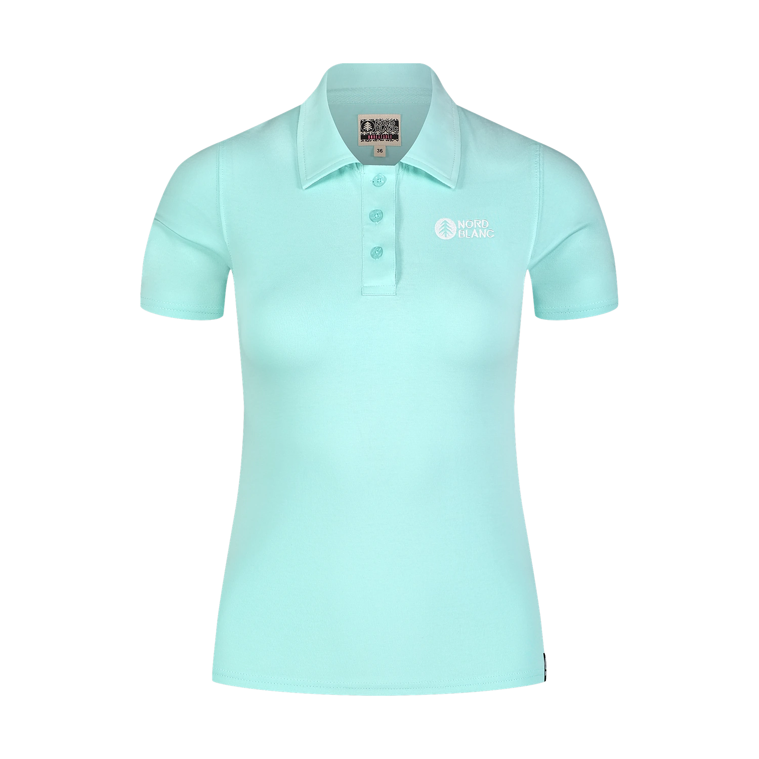Cotton polo shirt women's - EVERMORE blue-1