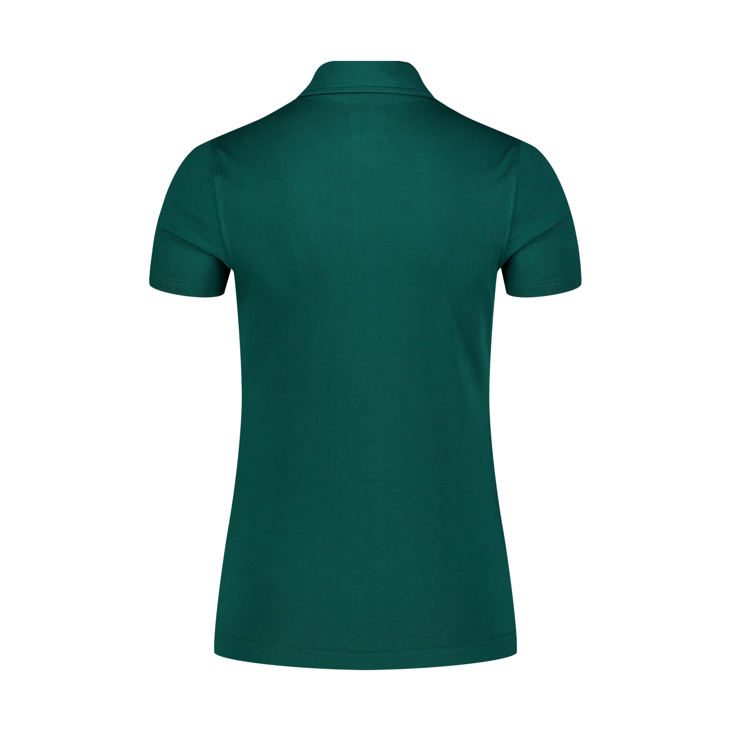 Cotton polo shirt women's - EVERMORE green-2